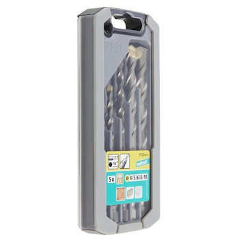 Wolfcraft burgija za kamen sa šestougaonom drškom HM ø4-10mm set 5/1 7123000 Wolfcraft burgija za kamen sa šestougaonom drškom HM ø4-10mm set 5/1 7123000