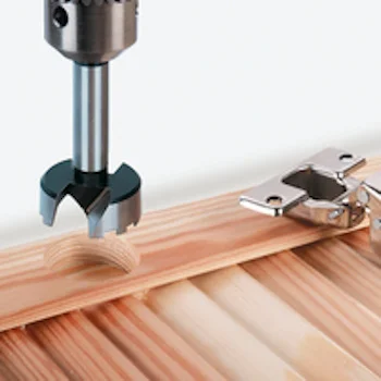 Wolfcraft burgija za klap šarke i pomoćnik za markiranje Ø 26 - 35 mm 8728000-4