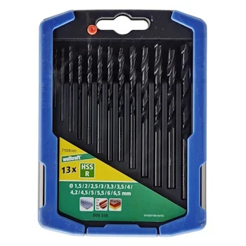 Wolfcraft burgija za metal HSS R ø1.5-6.5mm set 13/1 7104000 Wolfcraft burgija za metal HSS R ø1.5-6.5mm set 13/1 7104000