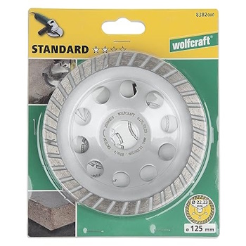 Wolfcraft dijamantni brusni lonac Standard Ø125mm 8382000-1