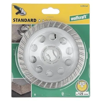 Wolfcraft dijamantni brusni lonac Standard Ø125mm 8382000-1