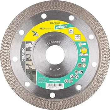 Wolfcraft dijamantska rezna ploča Pro Ceramic Ø125mm 8329000 Wolfcraft dijamantska rezna ploča Pro Ceramic Ø125mm 8329000