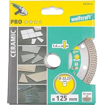 Wolfcraft dijamantska rezna ploča Pro Ceramic Ø125mm 8329000 Wolfcraft dijamantska rezna ploča Pro Ceramic Ø125mm 8329000