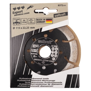 Wolfcraft dijamantska rezna ploča Expert Universal Ø115mm 8372000 Wolfcraft dijamantska rezna ploča Expert Universal Ø115mm 8372000