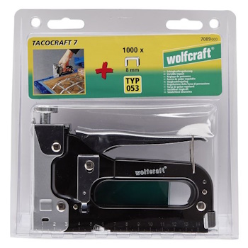 Wolfcraft heftalica ručna Tacocraft 7 + 1000 spajalica tip 053 4-14mm 7089000 Wolfcraft heftalica ručna Tacocraft 7 + 1000 spajalica tip 053 4-14mm 7089000