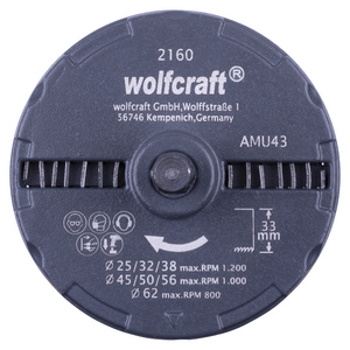 Wolfcraft krunasta testera standardna Ø 25-62 mm  2160000-4