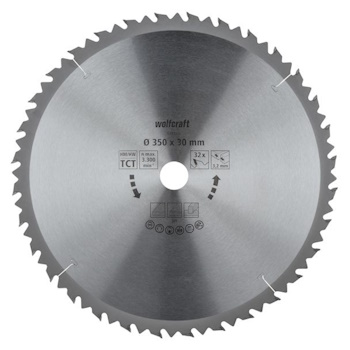 Wolfcraft kružna testera za cirkulare HM ø350x30x3.2mm 6593000 Wolfcraft kružna testera za cirkulare HM ø350x30x3.2mm 6593000