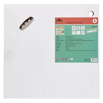 Wolfcraft kružna testera za ručne cirkulare CV ø400x30x2mm 6608000 Wolfcraft kružna testera za ručne cirkulare CV ø400x30x2mm 6608000