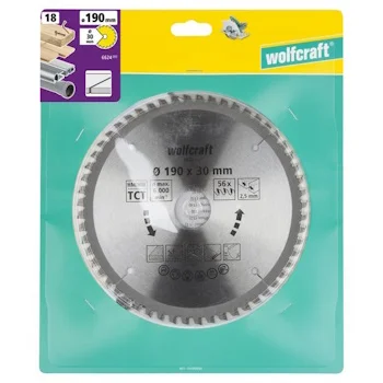 Wolfcraft kružna testera za ručne cirkulare HM ø190x30x2.5mm 6624000 Wolfcraft kružna testera za ručne cirkulare HM ø190x30x2.5mm 6624000