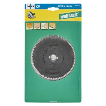 Wolfcraft kružna testera za ručne cirkulare CV ø130x16x2mm 6256000 Wolfcraft kružna testera za ručne cirkulare CV ø130x16x2mm 6256000