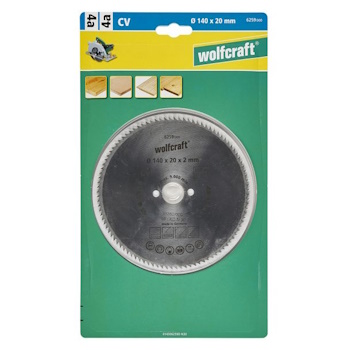 Wolfcraft kružna testera za ručne cirkulare CV ø140x20x2mm 6259000 Wolfcraft kružna testera za ručne cirkulare CV ø140x20x2mm 6259000