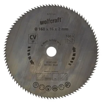 Wolfcraft kružna testera za ručne cirkulare CV ø160x16x2mm 6267000 Wolfcraft kružna testera za ručne cirkulare CV ø160x16x2mm 6267000