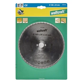 Wolfcraft kružna testera za ručne cirkulare CV ø180x20x2.4mm 6272000 Wolfcraft kružna testera za ručne cirkulare CV ø180x20x2.4mm 6272000