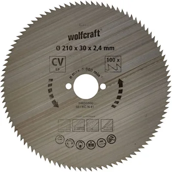 Wolfcraft kružna testera za ručne cirkulare CV ø210x30x2.4mm 6281000