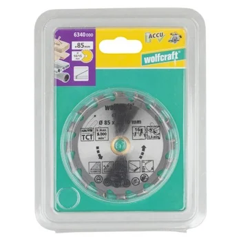 Wolfcraft kružna testera za ručne cirkulare HM ø85x15-10x1.5mm 6340000 Wolfcraft kružna testera za ručne cirkulare HM ø85x15-10x1.5mm 6340000