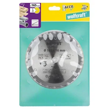 Wolfcraft kružna testera za ručne cirkulare HM ø165x16x1.8mm 6343000 Wolfcraft kružna testera za ručne cirkulare HM ø165x16x1.8mm 6343000