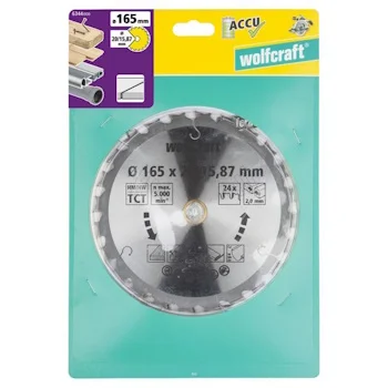 Wolfcraft kružna testera za ručne cirkulare HM ø165x20-15.87x2mm 6344000 Wolfcraft kružna testera za ručne cirkulare HM ø165x20-15.87x2mm 6344000