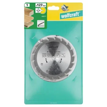 Wolfcraft kružna testera za ručne cirkulare HM ø127x12.75x2.4mm 6355000 Wolfcraft kružna testera za ručne cirkulare HM ø127x12.75x2.4mm 6355000