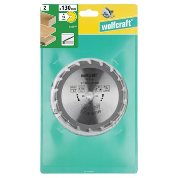 Wolfcraft kružna testera za ručne cirkulare HM ø130x16x2.4mm 6356000 Wolfcraft kružna testera za ručne cirkulare HM ø130x16x2.4mm 6356000