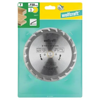 Wolfcraft kružna testera za ručne cirkulare HM ø150x16x2.4mm 6363000 Wolfcraft kružna testera za ručne cirkulare HM ø150x16x2.4mm 6363000