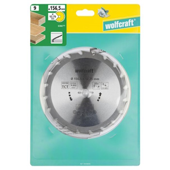 Wolfcraft kružna testera za ručne cirkulare HM ø156.5x12.75x2.4mm 6366000 Wolfcraft kružna testera za ručne cirkulare HM ø156.5x12.75x2.4mm 6366000