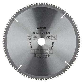 Wolfcraft kružna testera za ručne cirkulare HM ø305x30x3.2mm 6544000