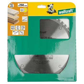 Wolfcraft kružna testera za ručne cirkulare HM ø250x30-20x3mm 6547000 Wolfcraft kružna testera za ručne cirkulare HM ø250x30-20x3mm 6547000