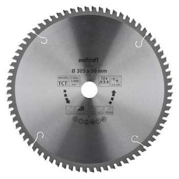 Wolfcraft kružna testera za ručne cirkulare HM ø305x30x3mm 6549000 Wolfcraft kružna testera za ručne cirkulare HM ø305x30x3mm 6549000