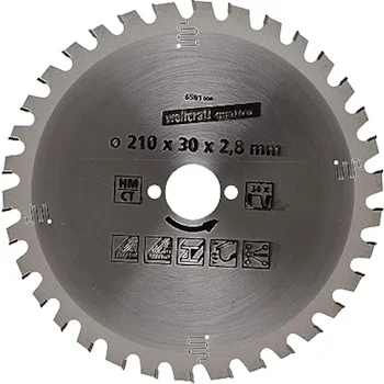 Wolfcraft kružna testera za ručne cirkulare HM ø210x30x2.8mm 6581000 Wolfcraft kružna testera za ručne cirkulare HM ø210x30x2.8mm 6581000