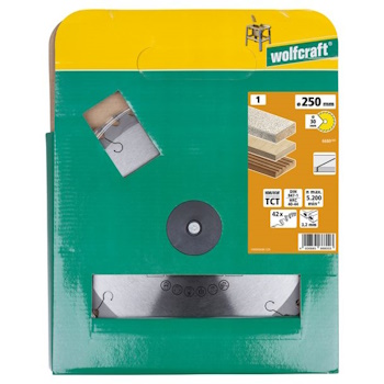 Wolfcraft kružna testera za ručne cirkulare HM ø250x30x3.2mm 6680000 Wolfcraft kružna testera za ručne cirkulare HM ø250x30x3.2mm 6680000