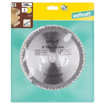 Wolfcraft kružna testera za ručne cirkulare HM ø190x30x2.4mm 6736000 Wolfcraft kružna testera za ručne cirkulare HM ø190x30x2.4mm 6736000