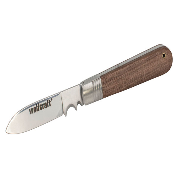 Wolfcraft nož za kablove sa drvenom drškom 85 mm 4123000