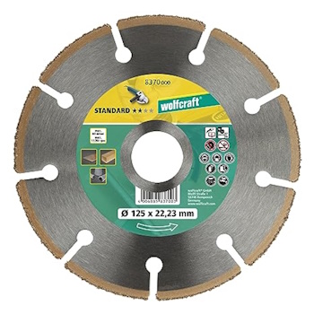 Wolfcraft rezna ploča za tvrde metale Standard Ø125mm 8370000 Wolfcraft rezna ploča za tvrde metale Standard Ø125mm 8370000