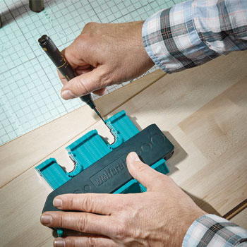 Wolfcraft šablon za postavnjanje laminata 130 mm 6949000 Wolfcraft šablon za postavnjanje laminata 130 mm 6949000