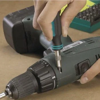 Wolfcraft set bitova u metalnoj kaseti 32-delni 1386000 Wolfcraft set bitova u metalnoj kaseti 32-delni 1386000