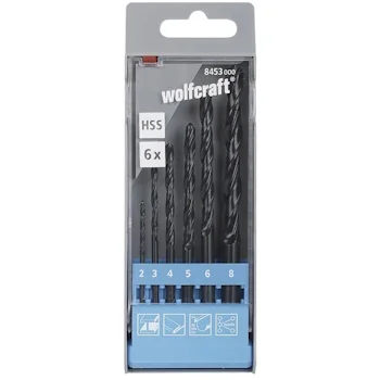 Wolfcraft set burgija za metal ø2-8 mm 6/1 8453000 Wolfcraft set burgija za metal ø2-8 mm 6/1 8453000