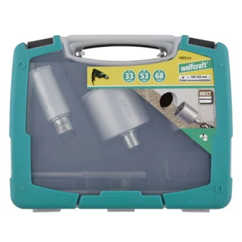 Wolfcraft set krunastih testera Ø33-53-68mm 5 /1 1003000 Wolfcraft set krunastih testera Ø33-53-68mm 5 /1 1003000