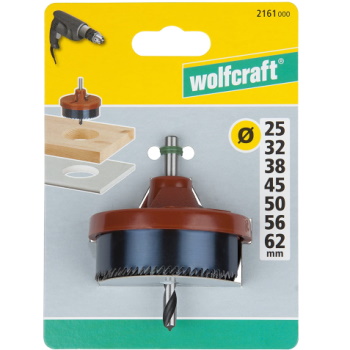 Wolfcraft set krunastih testera 25-62 mm 7/1 2161000 Wolfcraft set krunastih testera 25-62 mm 7/1 2161000