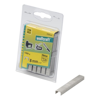Wolfcraft spajalice ravne tip 053 8mm 1400/1 7030000 Wolfcraft spajalice ravne tip 053 8mm 1400/1 7030000