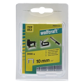 Wolfcraft spajalice ravne tip 053 10mm set 3000/1 7037000 Wolfcraft spajalice ravne tip 053 10mm set 3000/1 7037000