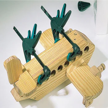 Wolfcraft 2 EHZ minijaturne jednoručne stege 40-110 mm 3455100 Wolfcraft 2 EHZ minijaturne jednoručne stege 40-110 mm 3455100