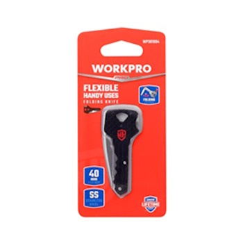 Workpro KEY nož crni 2.5 Workpro KEY nož crni 2.5