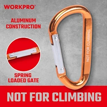 Workpro privezak karabiner 6cm set 2/1 WP389006 Workpro privezak karabiner 6cm set 2/1 WP389006