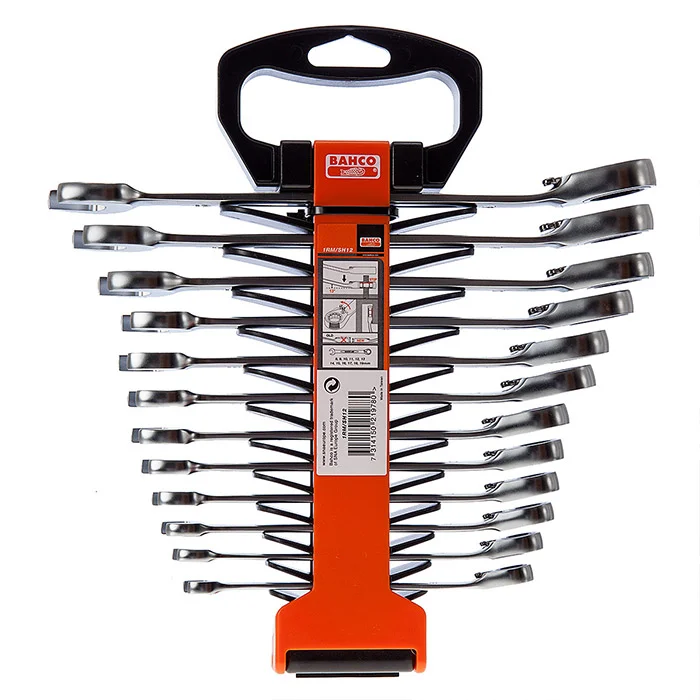 Bahco komplet okasto-vilastih ključeva sa račnom 12 kom 1RM/SH12 Bahco komplet okasto-vilastih ključeva sa račnom 12 kom 1RM/SH12