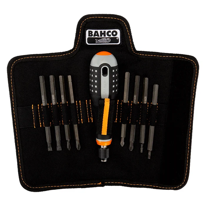 Bahco set izmenjivih odvijača 8 kom + ručica BE-8572 Bahco set izmenjivih odvijača 8 kom + ručica BE-8572