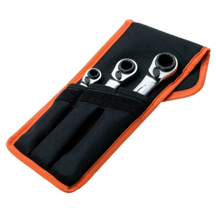 Bahco komplet 4-u-1 okastih ključeva sa mehanizmom 3 kom S4RM/3T Bahco komplet 4-u-1 okastih ključeva sa mehanizmom 3 kom S4RM/3T