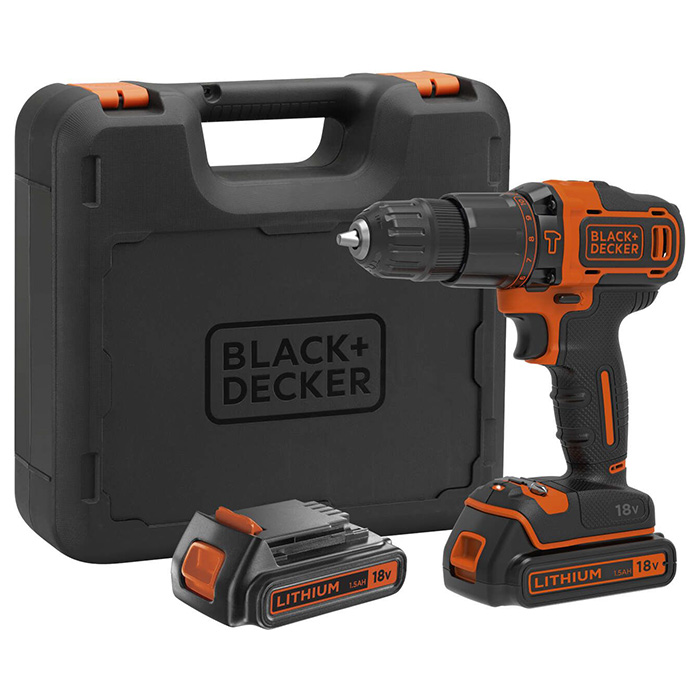 Black&Decker akumulatorska udarna bušilica odvijač 18V Li-ion BDCHD18KB