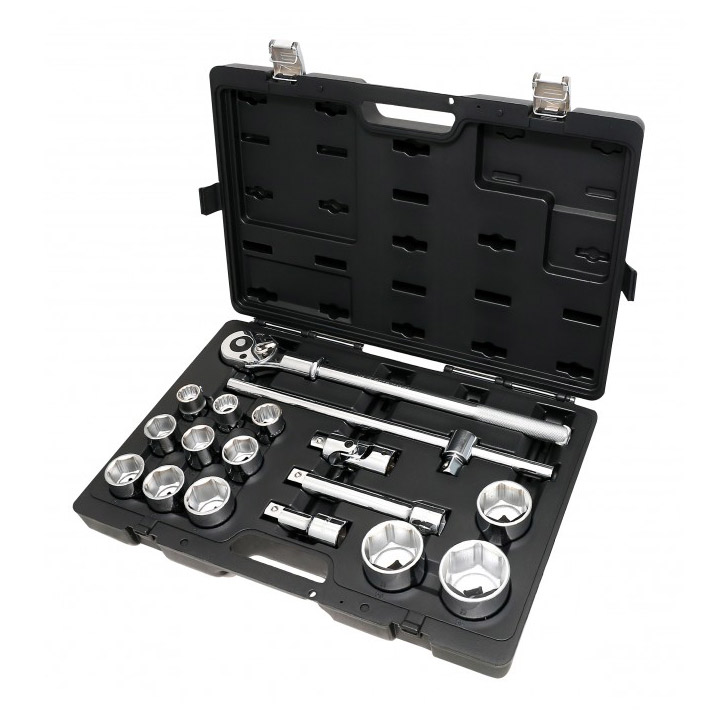 Beta set nasadnih ključeva 3/4” šestougaoni 22-55mm (set 17 delova) 928E/C17 Beta set nasadnih ključeva 3/4” šestougaoni 22-55mm (set 17 delova) 928E/C17