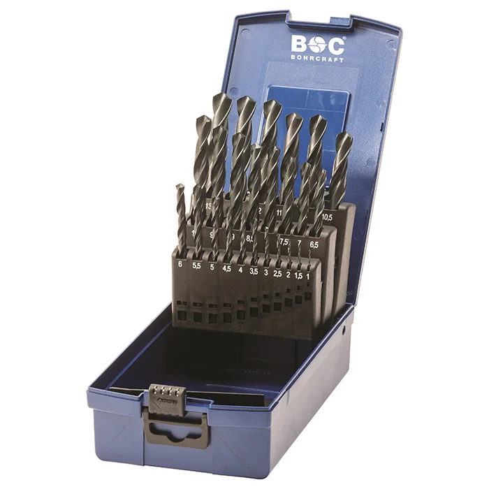 Bohrcraft set spiralnih burgija HSS DIN 338 Ø1-13mm 25kom. KR13 11001330025 Bohrcraft set spiralnih burgija HSS DIN 338 Ø1-13mm 25kom. KR13 11001330025