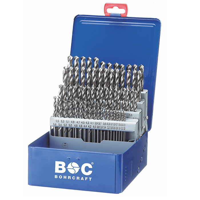 Bohrcraft set spiralnih burgija HSS-G DIN 338 Ø2-10mm 81kom. MG210 11201420081 Bohrcraft set spiralnih burgija HSS-G DIN 338 Ø2-10mm 81kom. MG210 11201420081